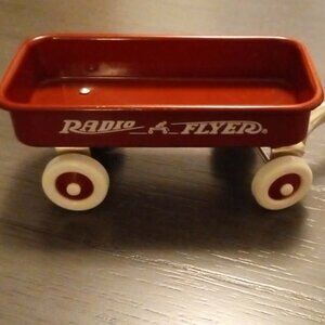Mini Little Red Wagon ... Radio Flyer ... Collectible Nostalgia